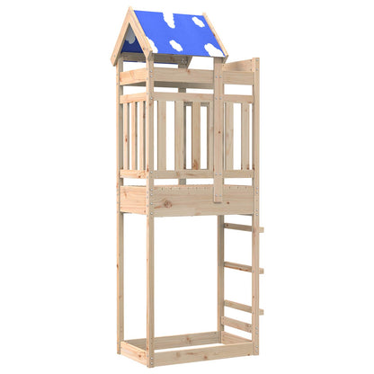 Play Tower Brown 85 x 52.5 x 239 cm Solid Pine Wood