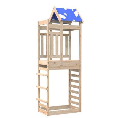 Play Tower Brown 85 x 52.5 x 239 cm Solid Pine Wood