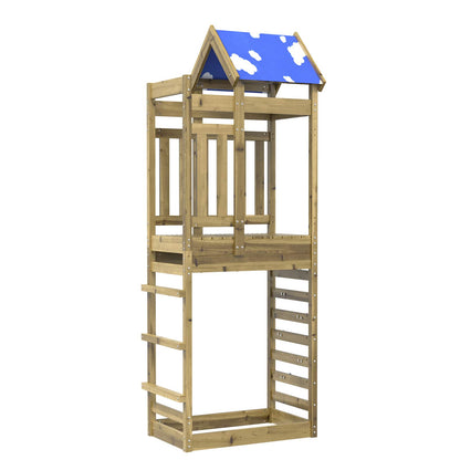 Play Tower Brown 85 x 52.5 x 239 cm Solid Impregnated Wood
