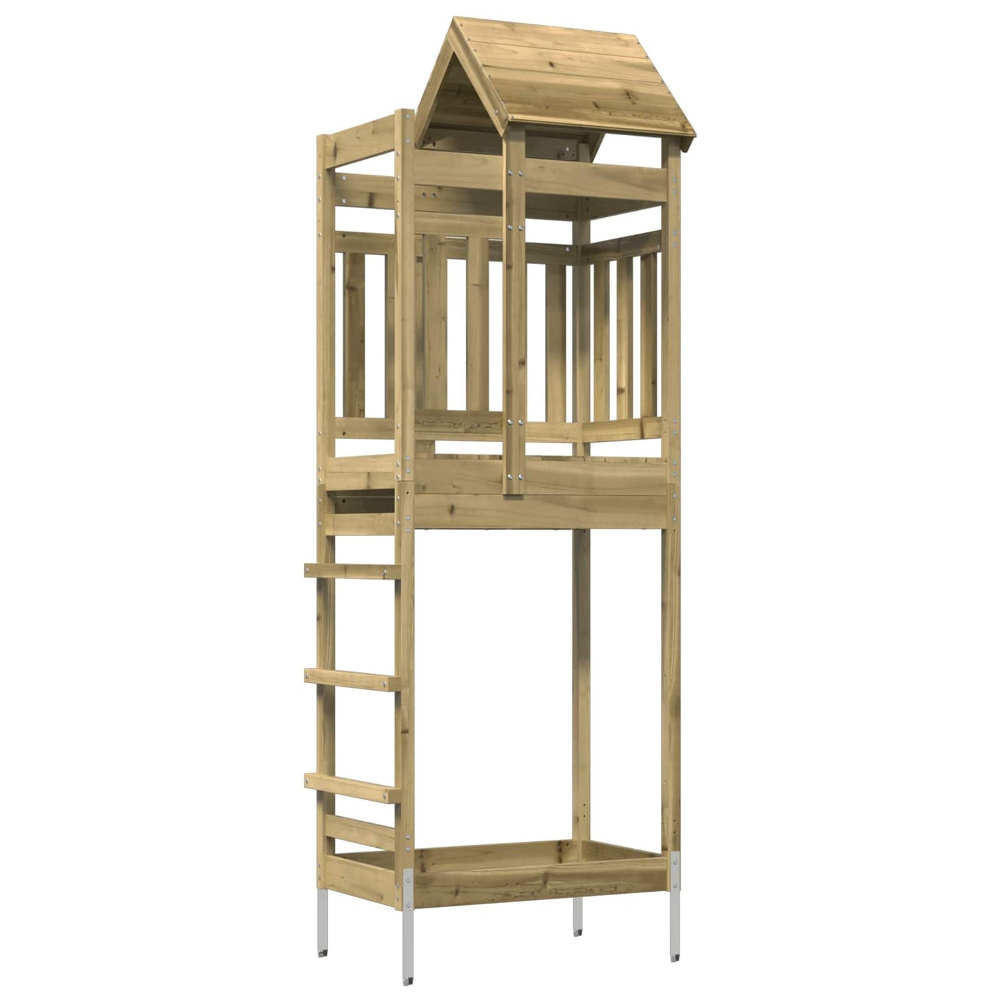 Play Tower Brown 52.5 x 85 x 238 cm Solid Impregnated Wood