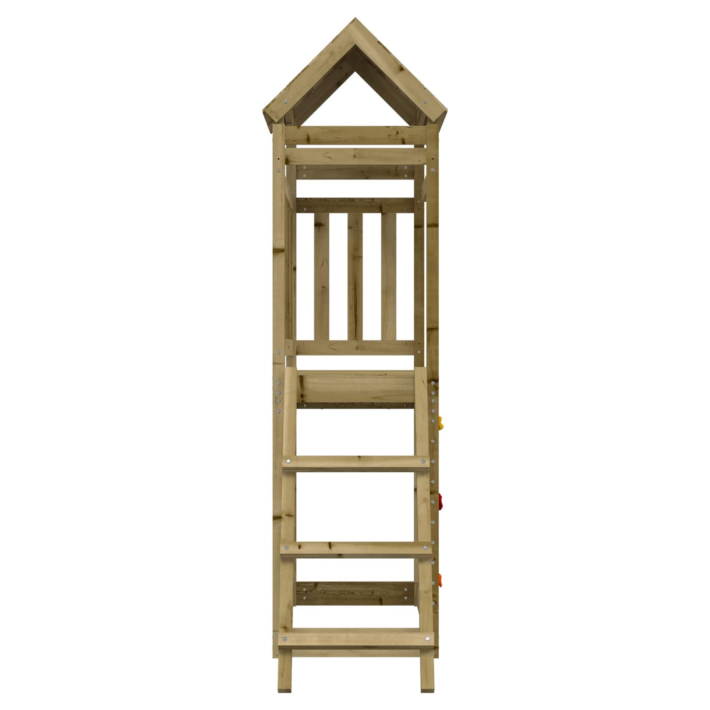 Play Tower Brown 110.5 x 52.5 x 214 cm Solid Impregnated Wood