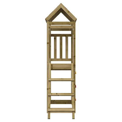 Play Tower Brown 110.5 x 52.5 x 214 cm Solid Impregnated Wood