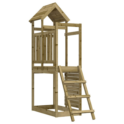 Play Tower Brown 110.5 x 52.5 x 214 cm Solid Impregnated Wood