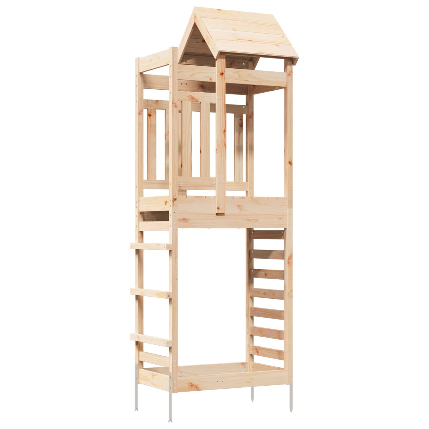 Play Tower Brown 52.5 x 85 x 238 cm Solid Pine Wood