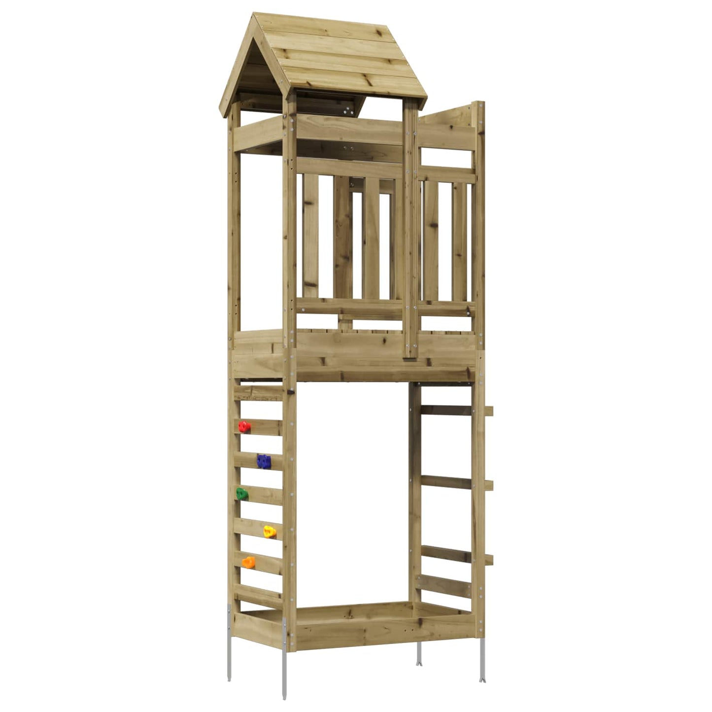Play Tower Brown 52.5 x 85 x 238 cm Solid Impregnated Wood