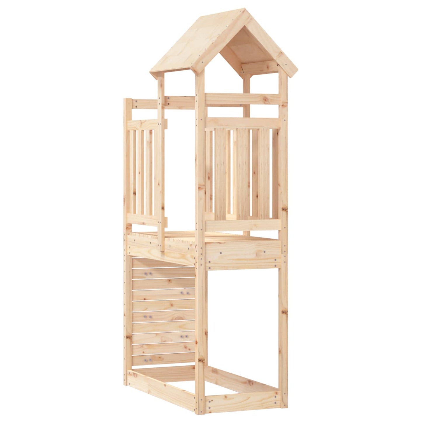 Play Tower Brown 53 x 110.5 x 214 cm Solid Pine Wood