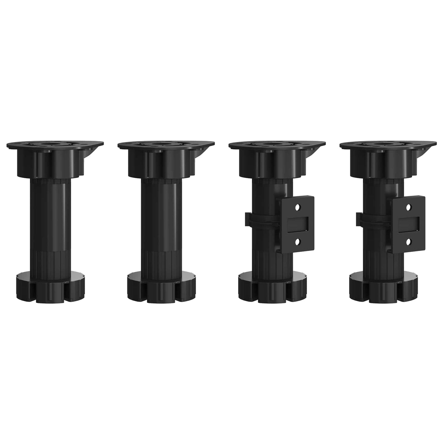 Kitchen Cabinet Black Oak 60 x 57 x 207 cm Engineered Wood