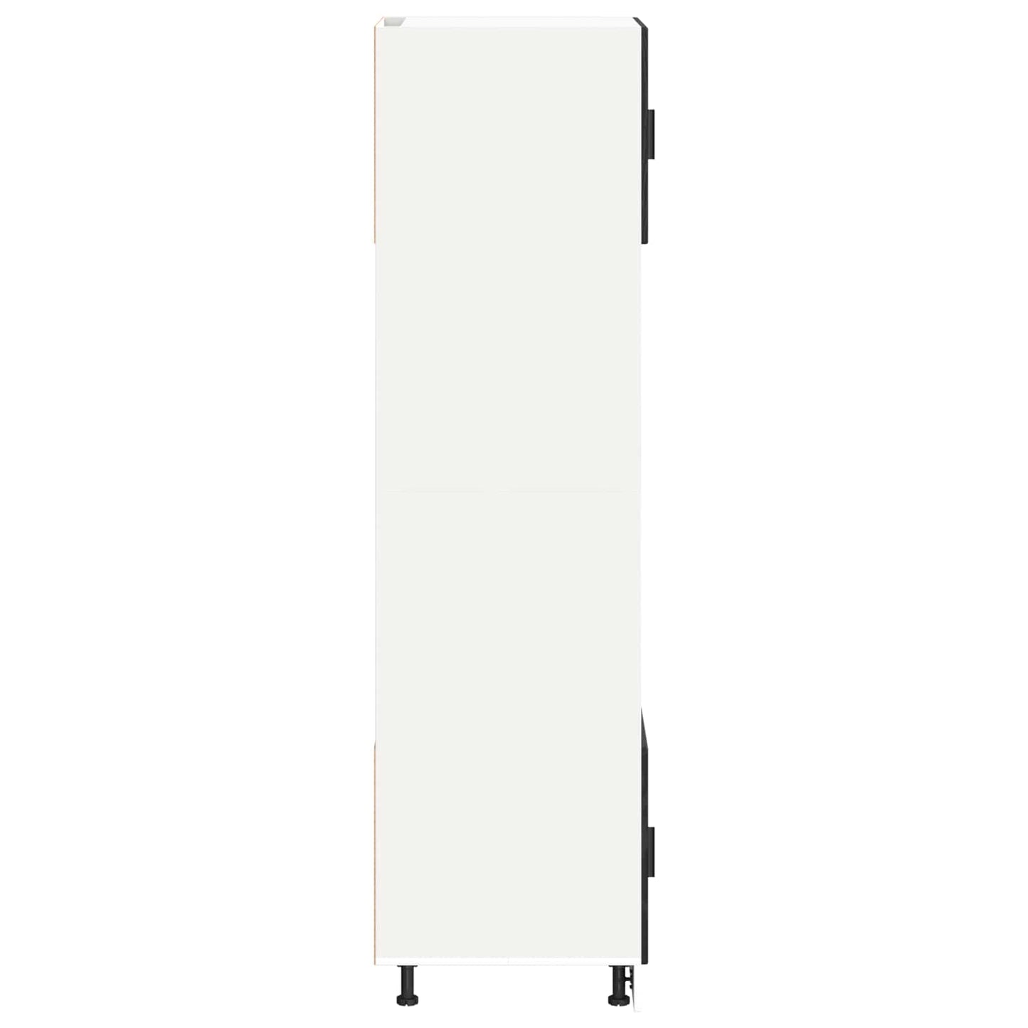 Kitchen Cabinet Black Oak 60 x 57 x 207 cm Engineered Wood