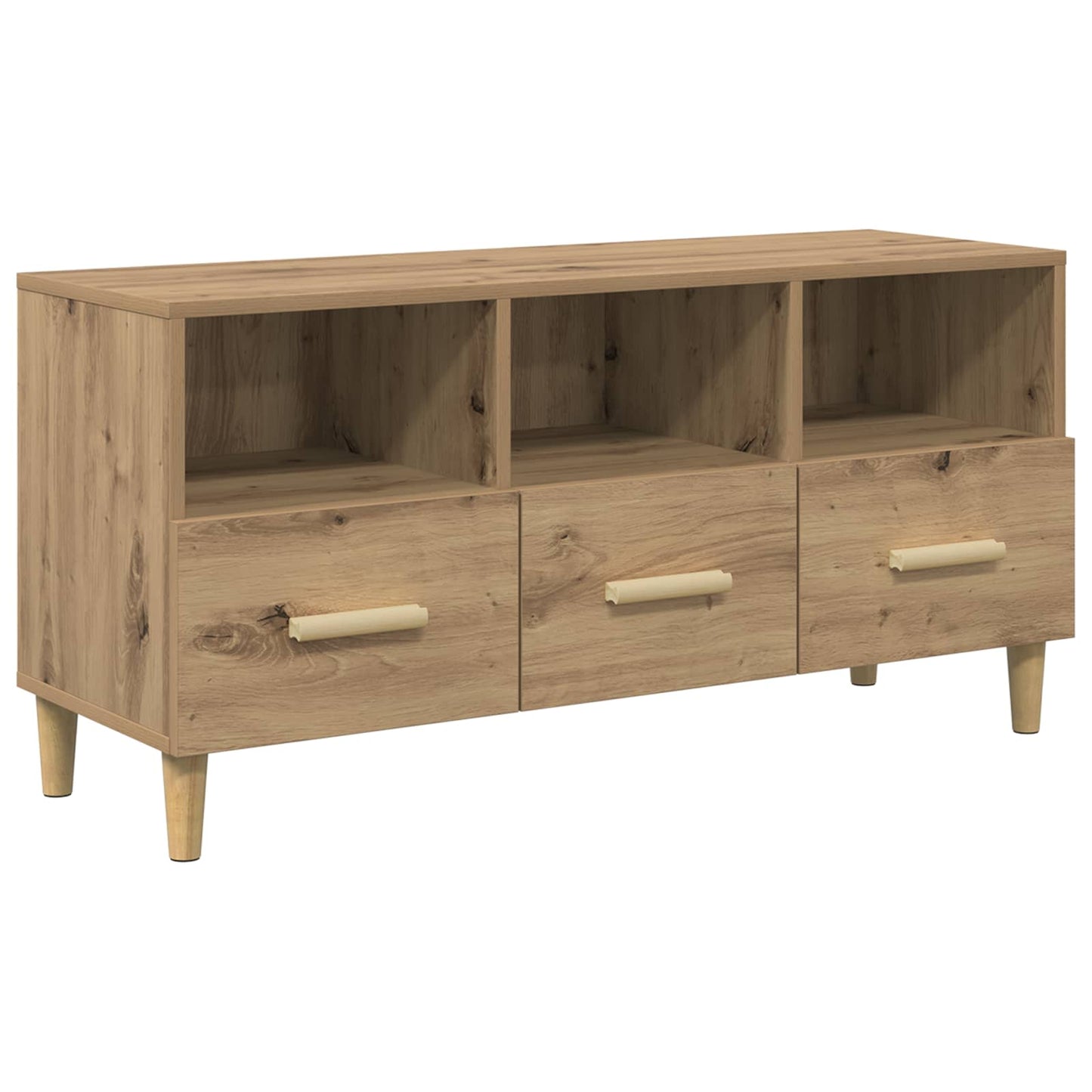 TV Cabinet Artisian Oak 102 x 36 x 50 cm Engineered Wood