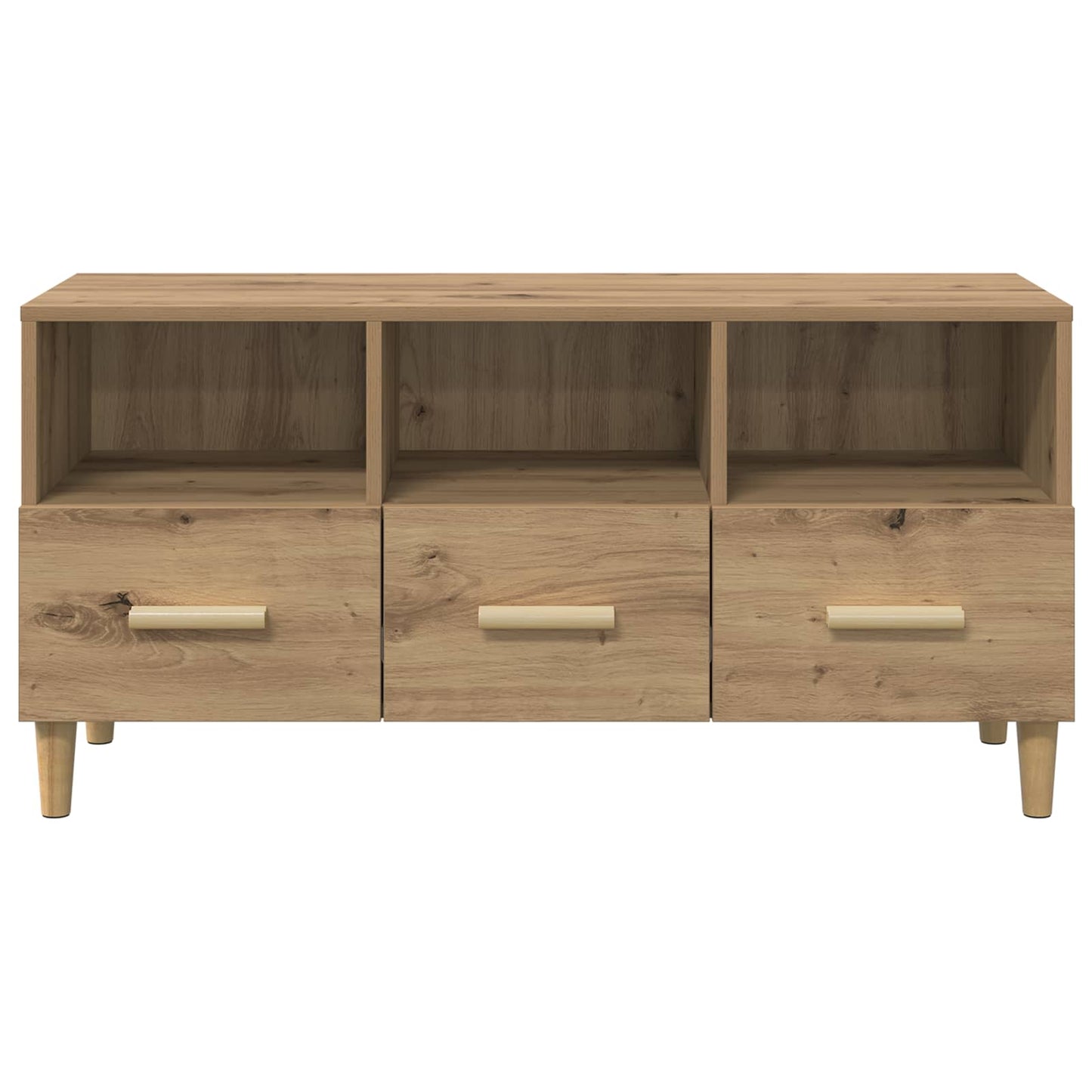TV Cabinet Artisian Oak 102 x 36 x 50 cm Engineered Wood