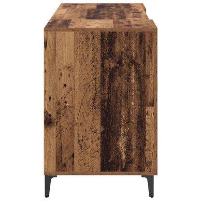 Desk with Storage Old Wood 140 x 50 x 75 cm Engineered Wood