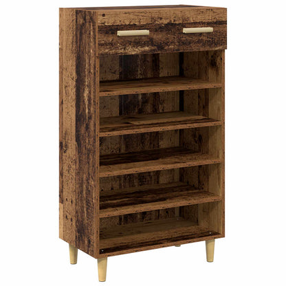 Shoe Cabinet Plain Old Wood 60 x 35 x 105 cm Engineered Wood