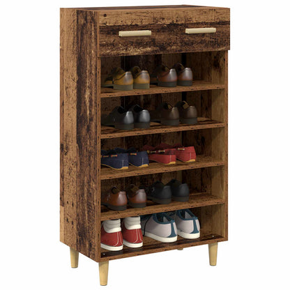 Shoe Cabinet Plain Old Wood 60 x 35 x 105 cm Engineered Wood