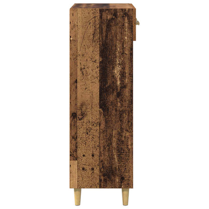 Shoe Cabinet Plain Old Wood 60 x 35 x 105 cm Engineered Wood