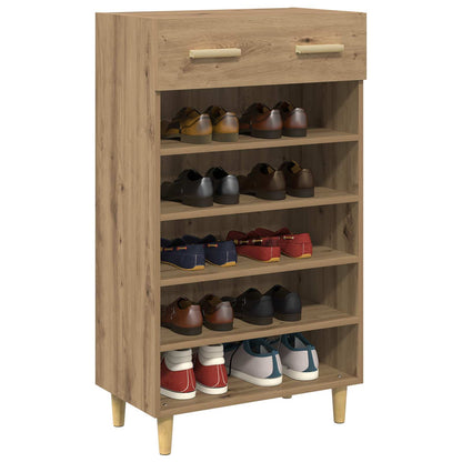 Shoe Cabinet Artisian Oak 60 x 35 x 105 cm Engineered Wood