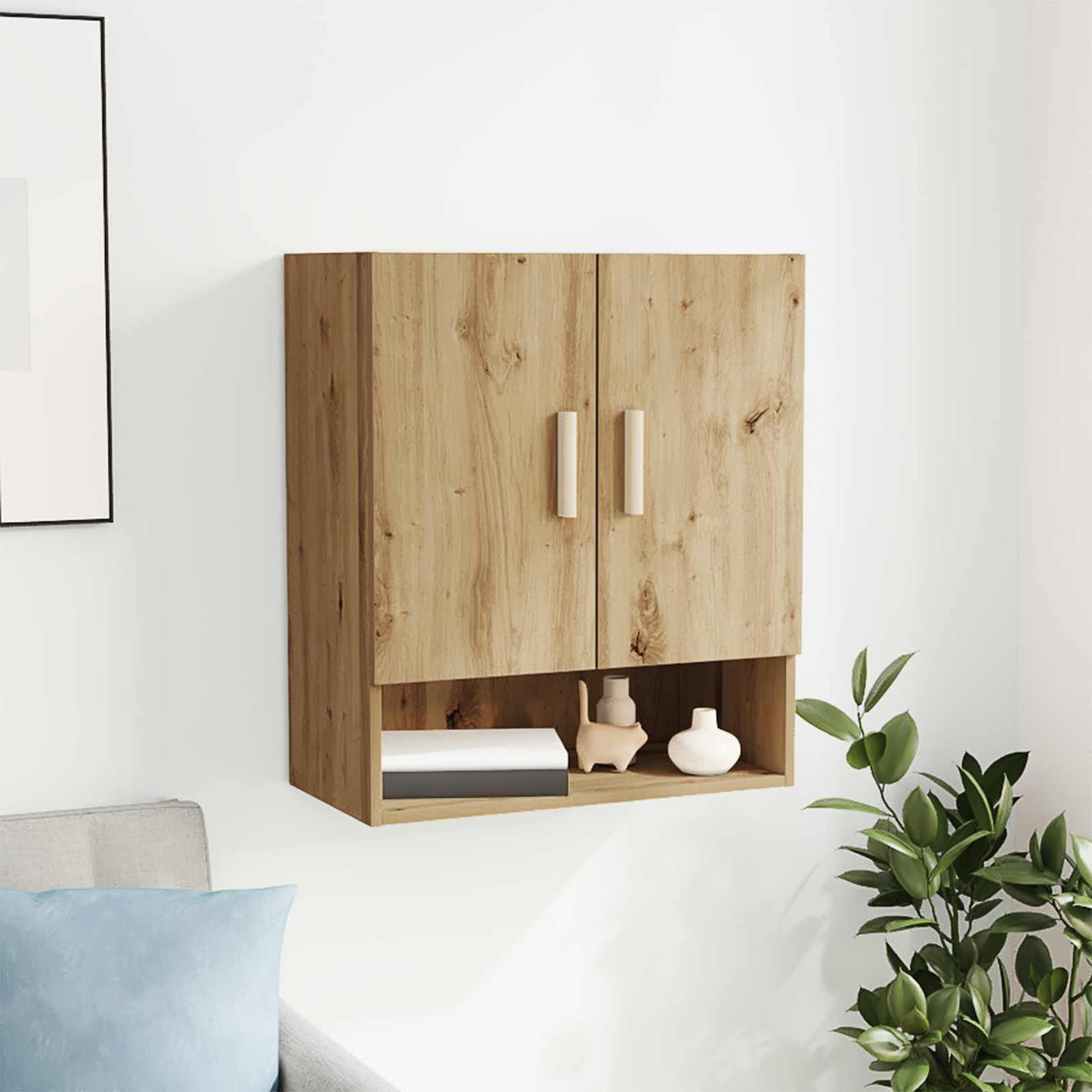 Wall Cabinet Artisian Oak 60 x 31 x 70 cm Engineered Wood