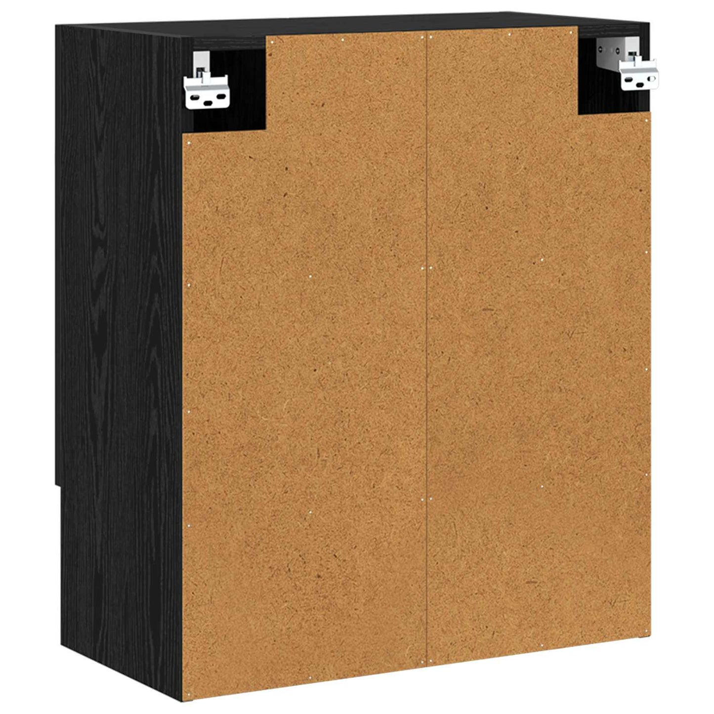 Wall Cabinet Black Oak 60 x 31 x 70 cm Engineered Wood