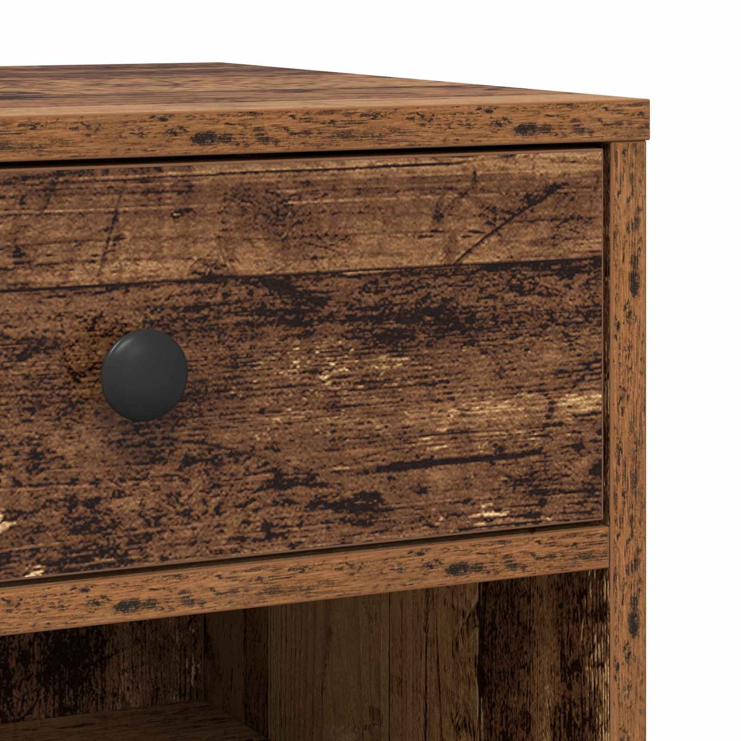 Printer Stand Plain Old Wood 60 x 40 x 68.5 cm Engineered Wood