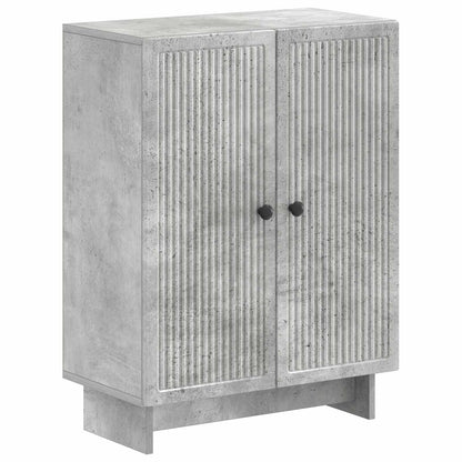 3 Piece Bathroom Cabinet Set EDE Concrete Grey Engineered Wood