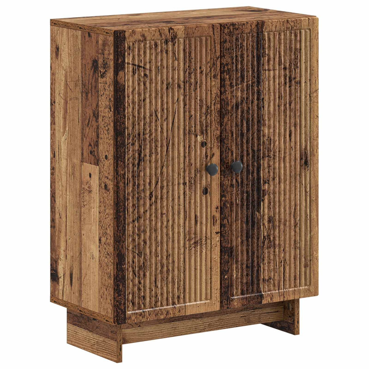 3 Piece Bathroom Cabinet Set EDE Old Wood Engineered Wood