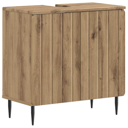 3 Piece Bathroom Cabinet Set ZWOLLE Artisan Oak Engineered Wood