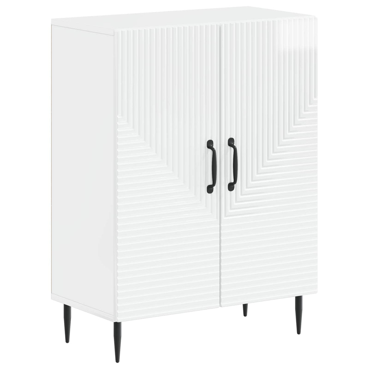 3 Piece Bathroom Cabinet Set HAARLEM High Gloss White