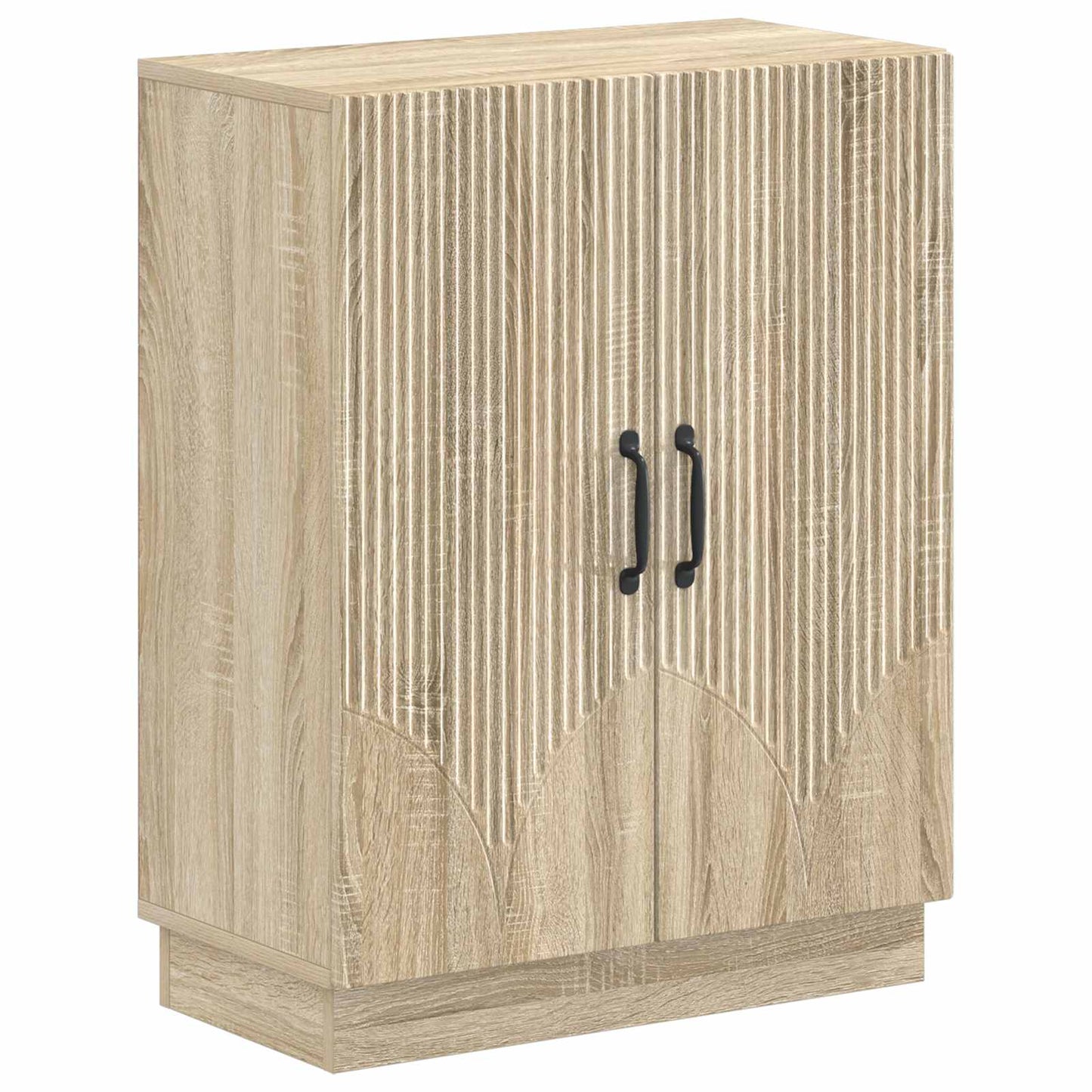 3 Piece Bathroom Cabinet Set HOORN Sonoma Oak Engineered Wood