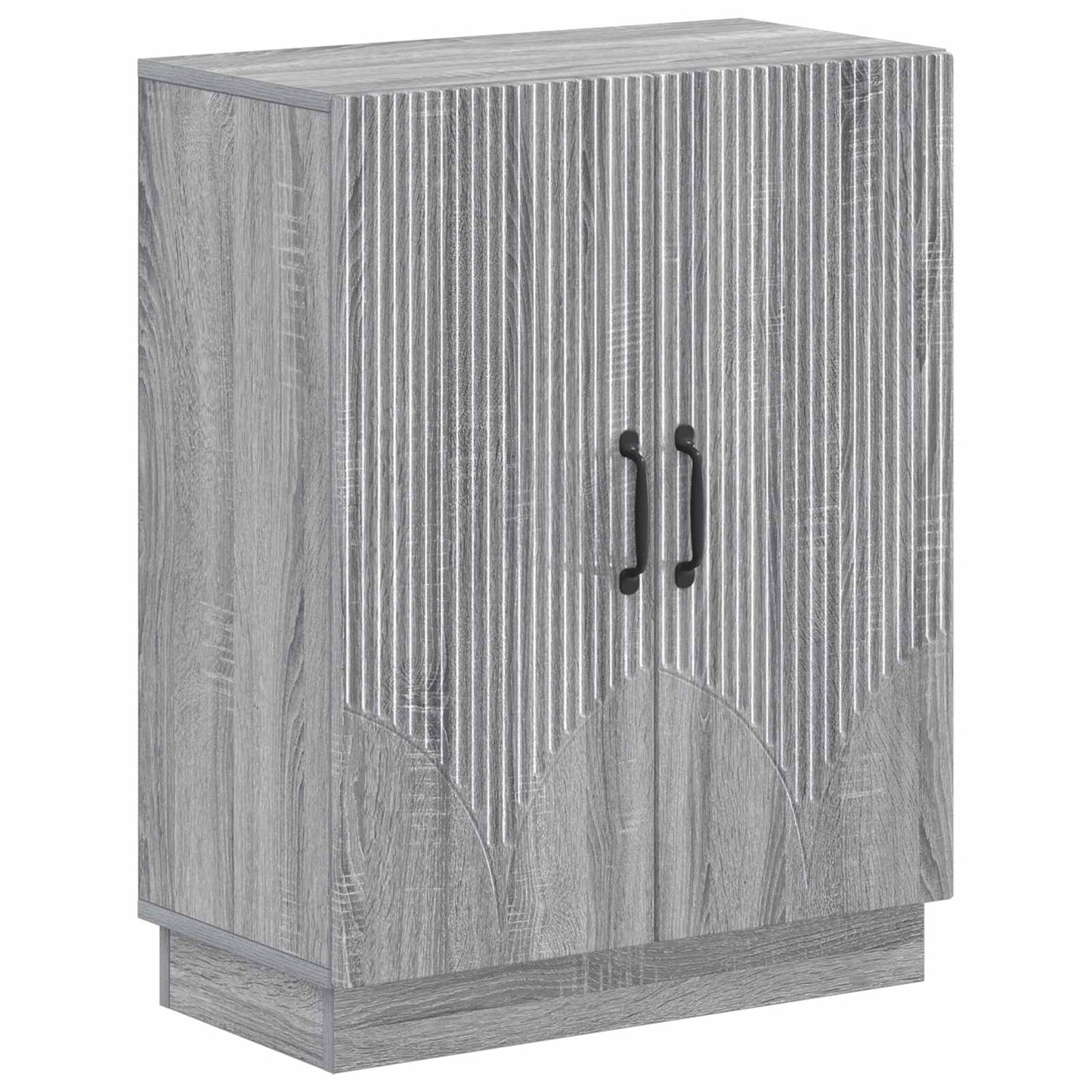 3 Piece Bathroom Cabinet Set HOORN Grey Sonoma Engineered Wood