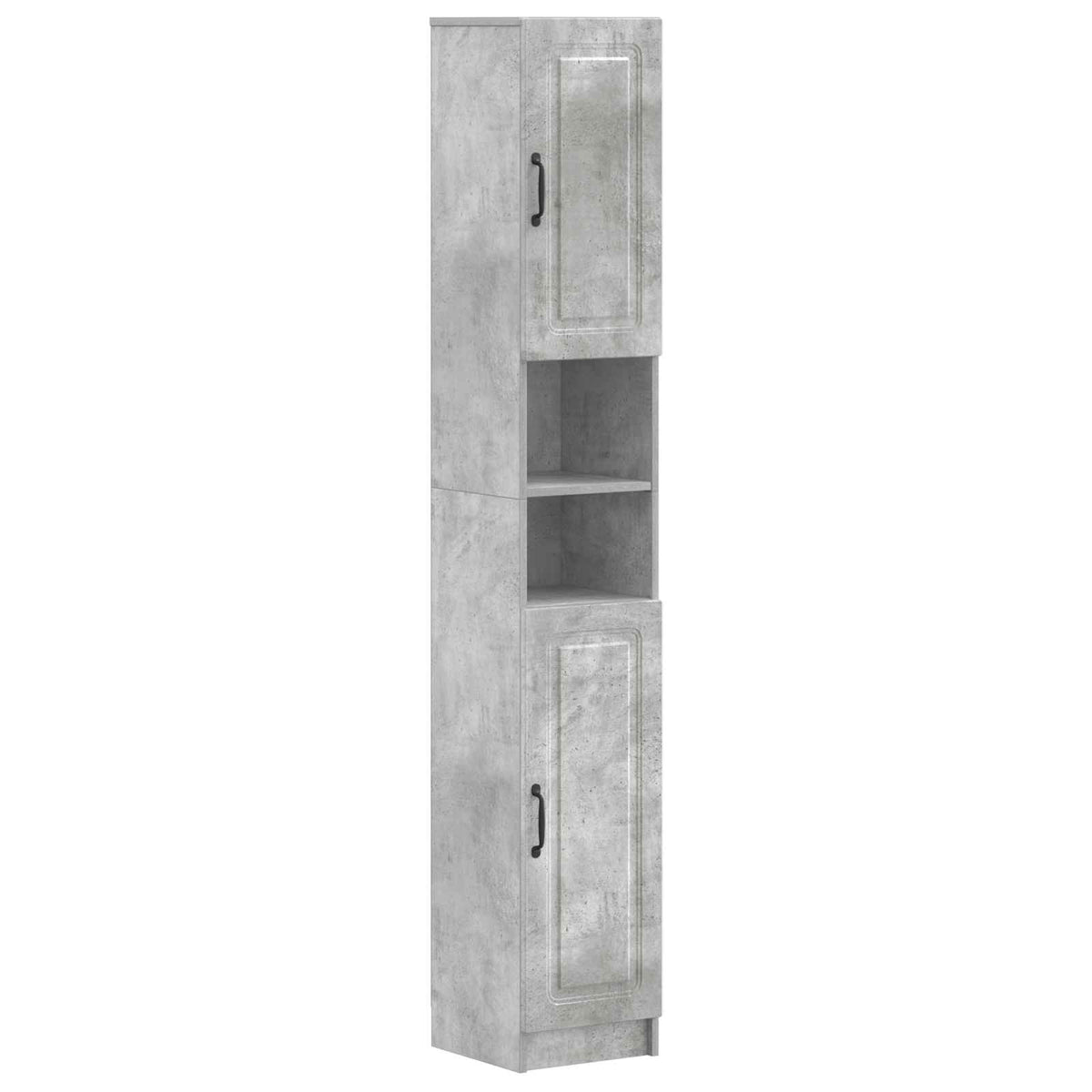 3 Piece Bathroom Cabinet Set UTRECHT Concrete Grey
