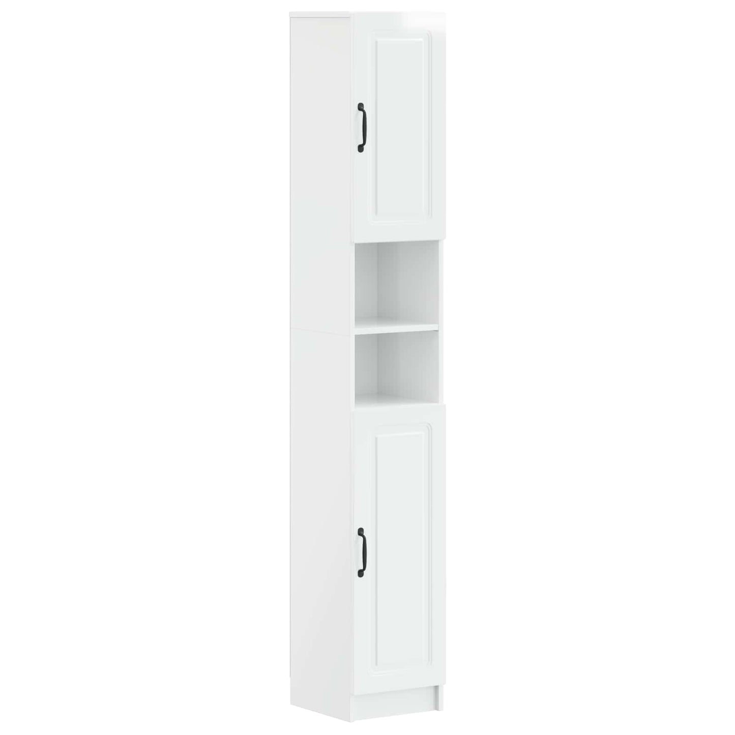 3 Piece Bathroom Cabinet Set UTRECHT High Gloss White