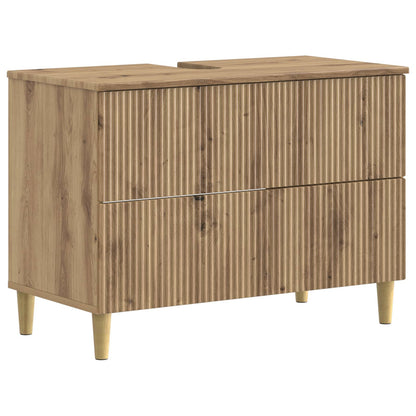 2 Piece Bathroom Cabinet Set ARNHEM Artisan Oak Engineered Wood
