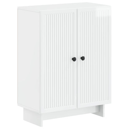 2 Piece Bathroom Cabinet Set EDE High Gloss White