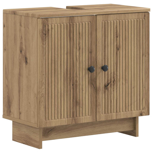 2 Piece Bathroom Cabinet Set EDE Artisan Oak Engineered Wood