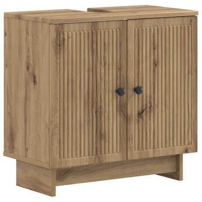2 Piece Bathroom Cabinet Set EDE Artisan Oak Engineered Wood