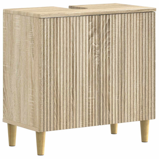 2 Piece Bathroom Cabinet Set ARNHEM Sonoma Oak Engineered Wood
