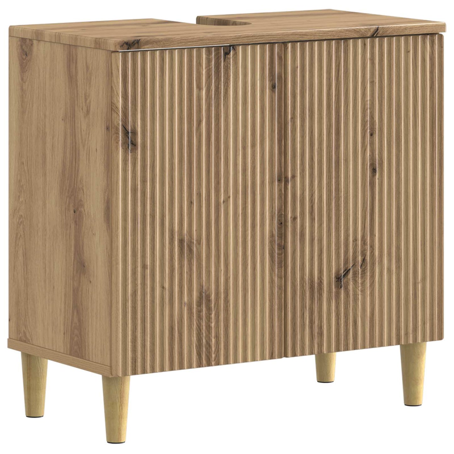 2 Piece Bathroom Cabinet Set ARNHEM Artisan Oak Engineered Wood