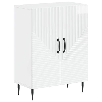 2 Piece Bathroom Cabinet Set HAARLEM High Gloss White