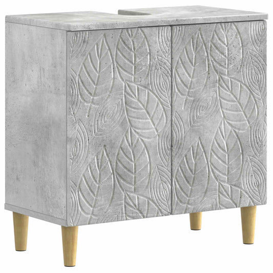 2 Piece Bathroom Cabinet Set DELFT Concrete Grey