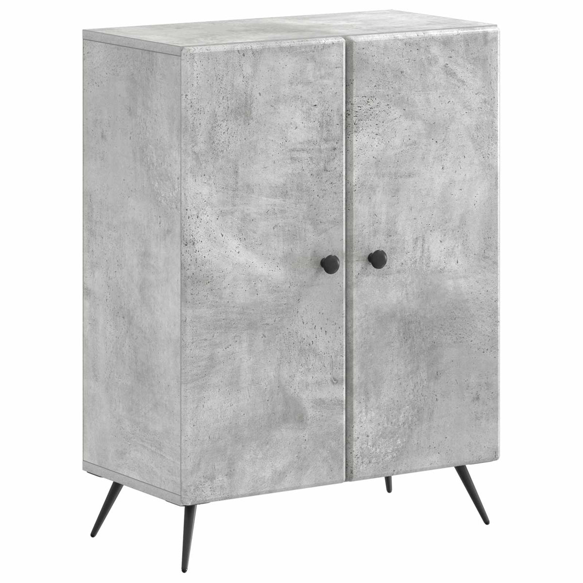 2 Piece Bathroom Cabinet Set BREDA Concrete Grey