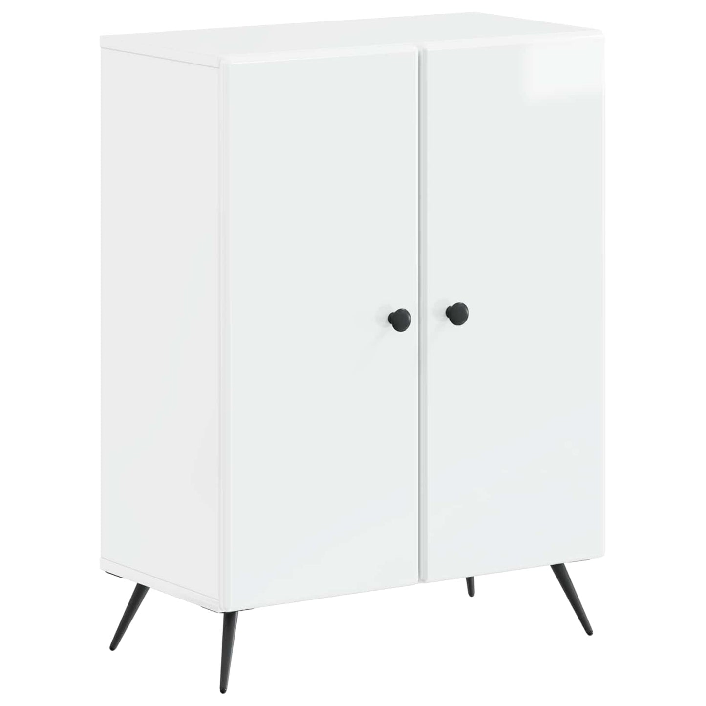 2 Piece Bathroom Cabinet Set BREDA High Gloss White