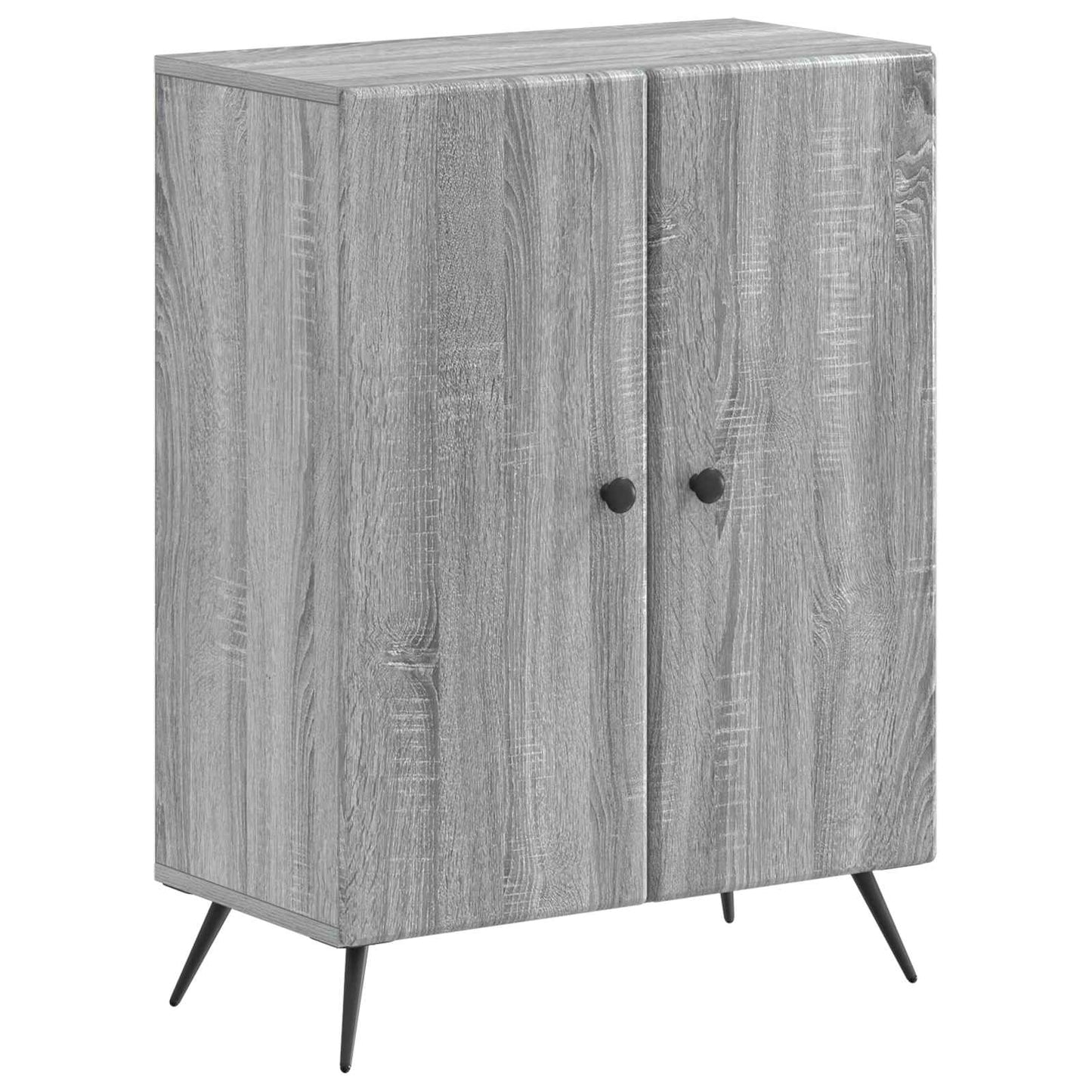 2 Piece Bathroom Cabinet Set BREDA Grey Sonoma Engineered Wood