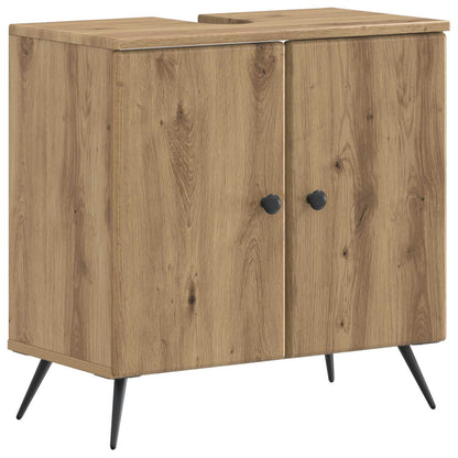 2 Piece Bathroom Cabinet Set BREDA Artisan Oak Engineered Wood