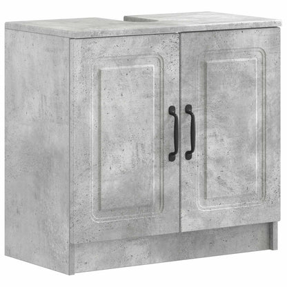 2 Piece Bathroom Cabinet Set UTRECHT Concrete Grey