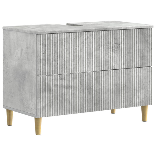 2 Piece Bathroom Cabinet Set ARNHEM Concrete Grey