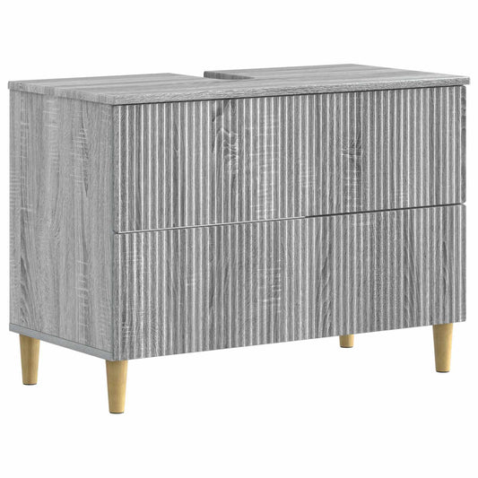 2 Piece Bathroom Cabinet Set ARNHEM Grey Sonoma Engineered Wood