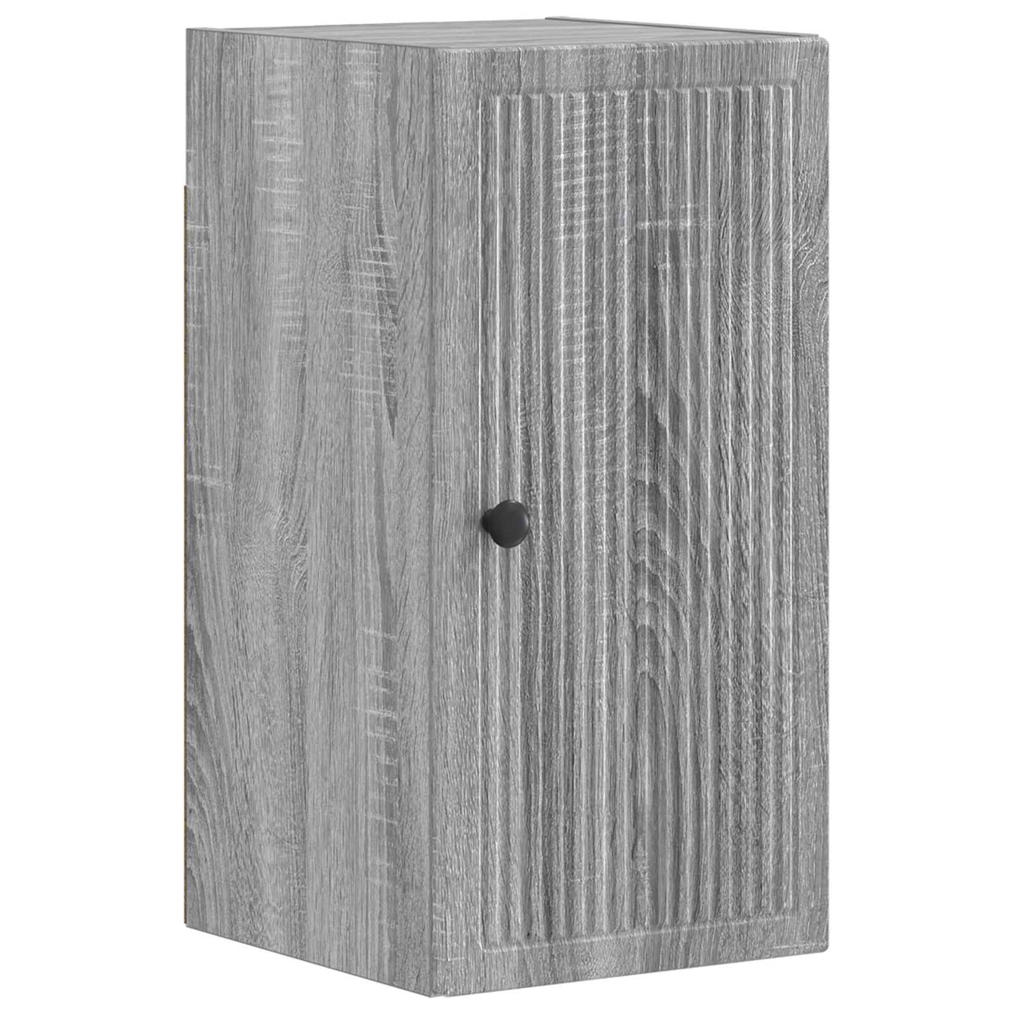 3 Piece Bathroom Cabinet Set EDE Grey Sonoma Engineered Wood