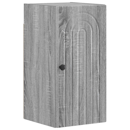 3 Piece Bathroom Cabinet Set ALKMAAR Grey Sonoma