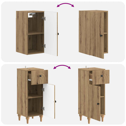 3 Piece Bathroom Cabinet Set ALKMAAR Artisan Oak