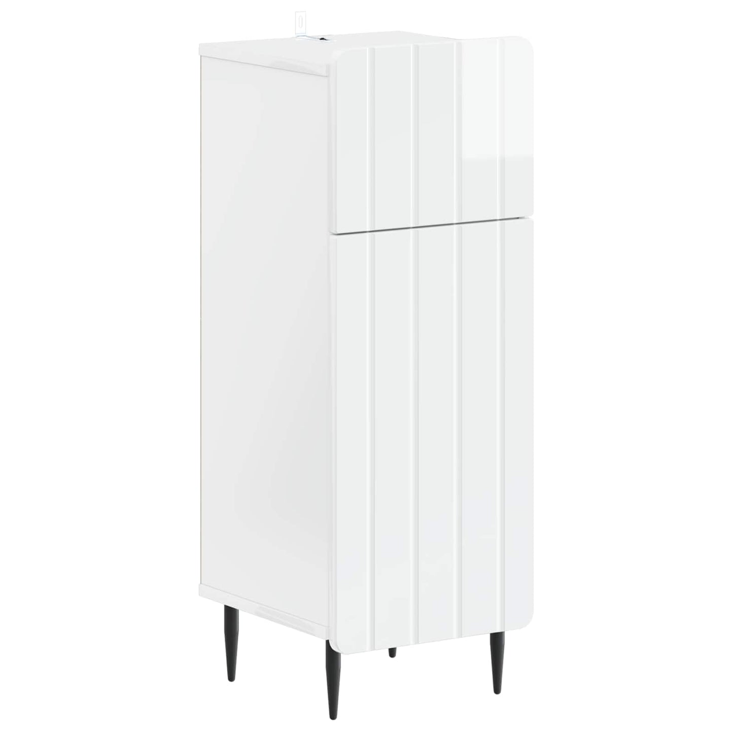 3 Piece Bathroom Cabinet Set ZWOLLE High Gloss White