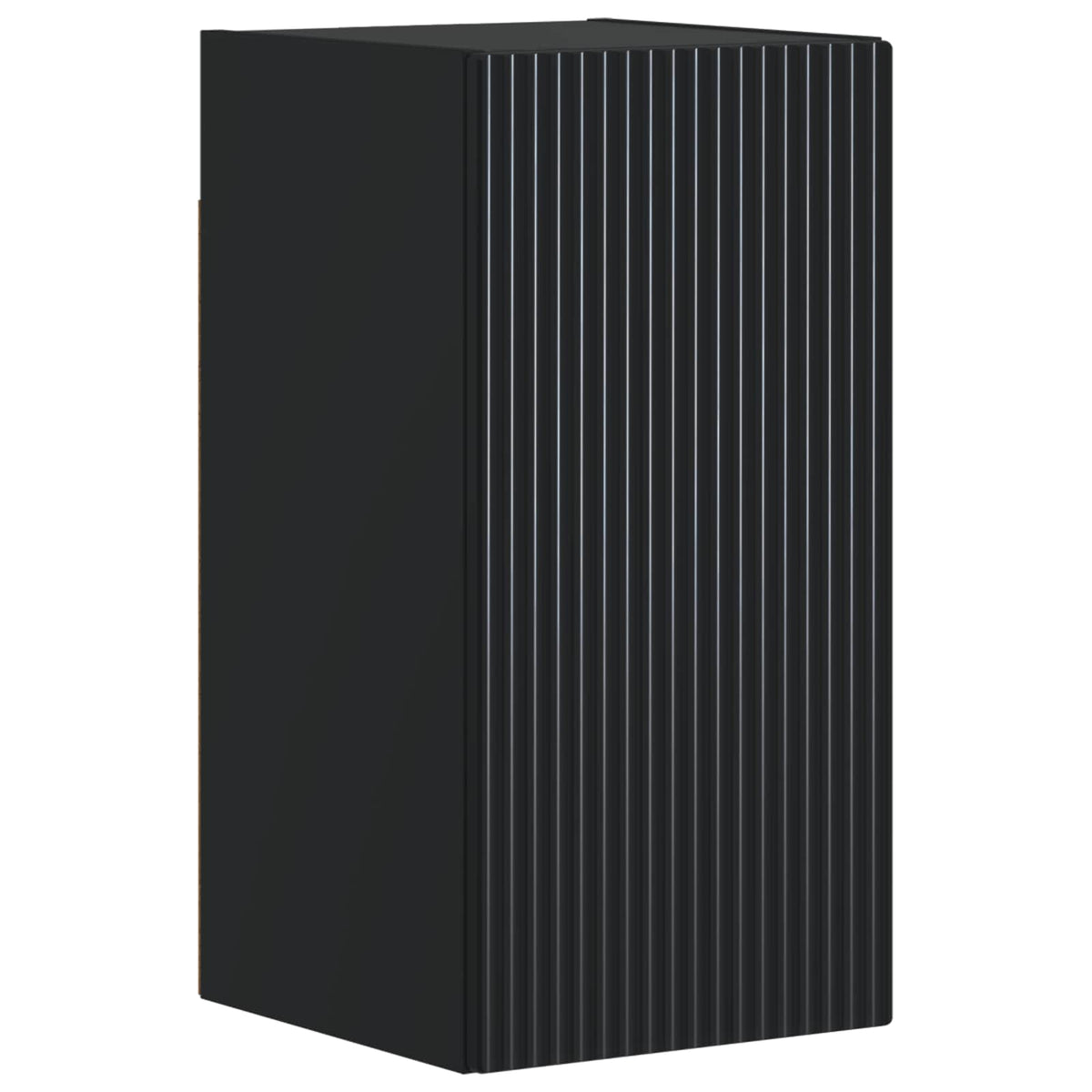 3 Piece Bathroom Cabinet Set ARNHEM Black Engineered Wood